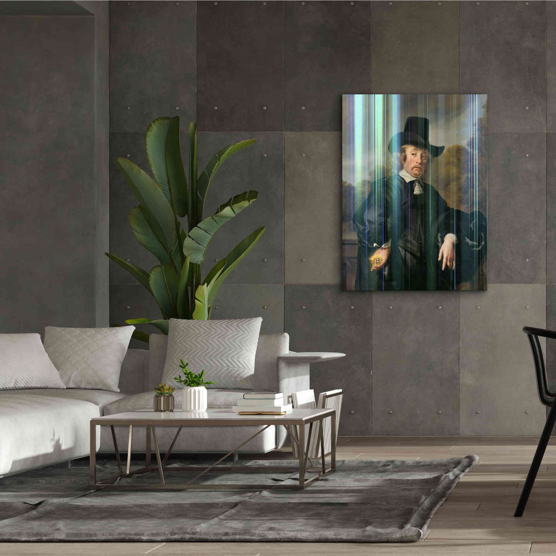 'History Meets Future III' by Andrea Haase Giclee Canvas Wall Art,40 x 54