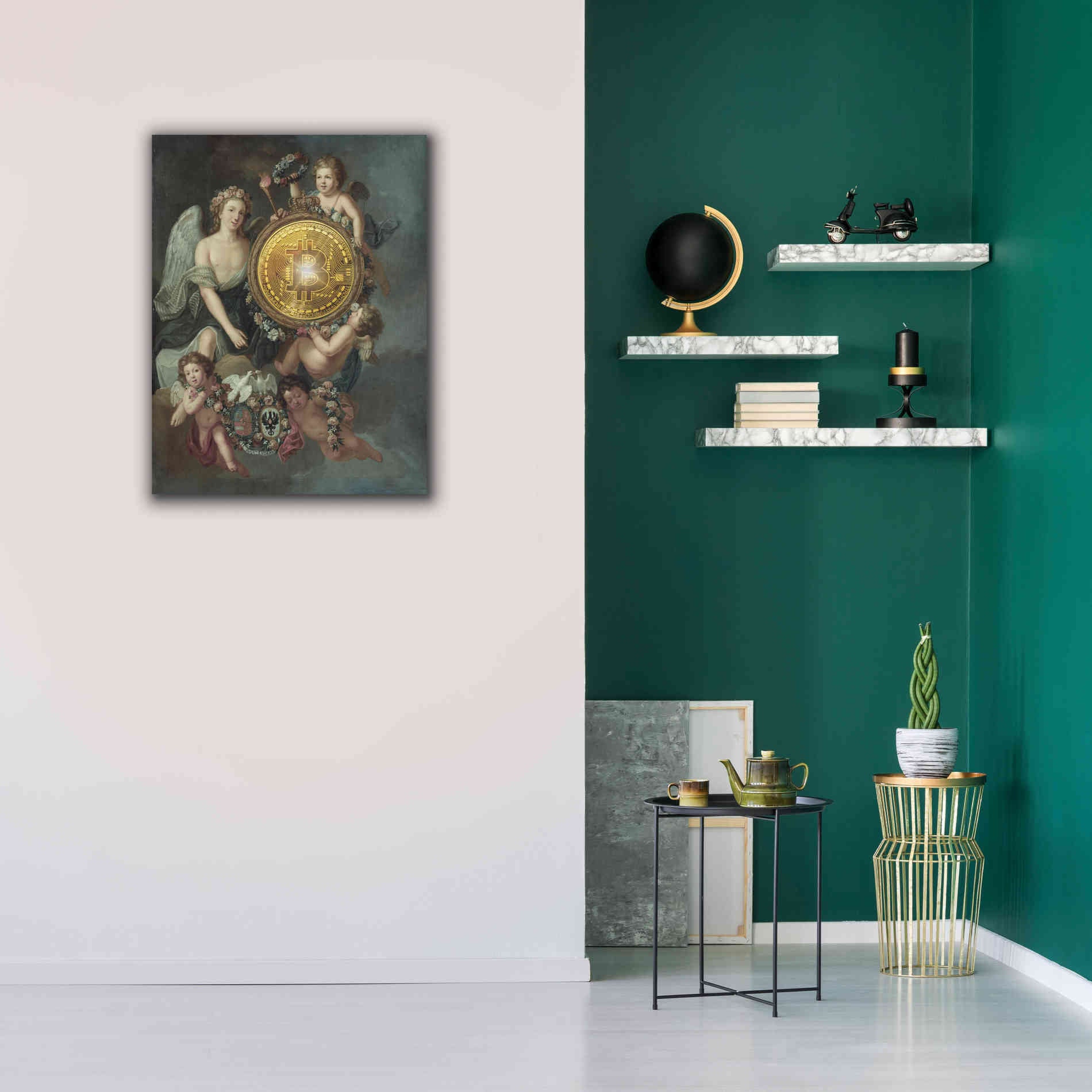 'History Meets Future IV' by Andrea Haase Giclee Canvas Wall Art,26 x 34