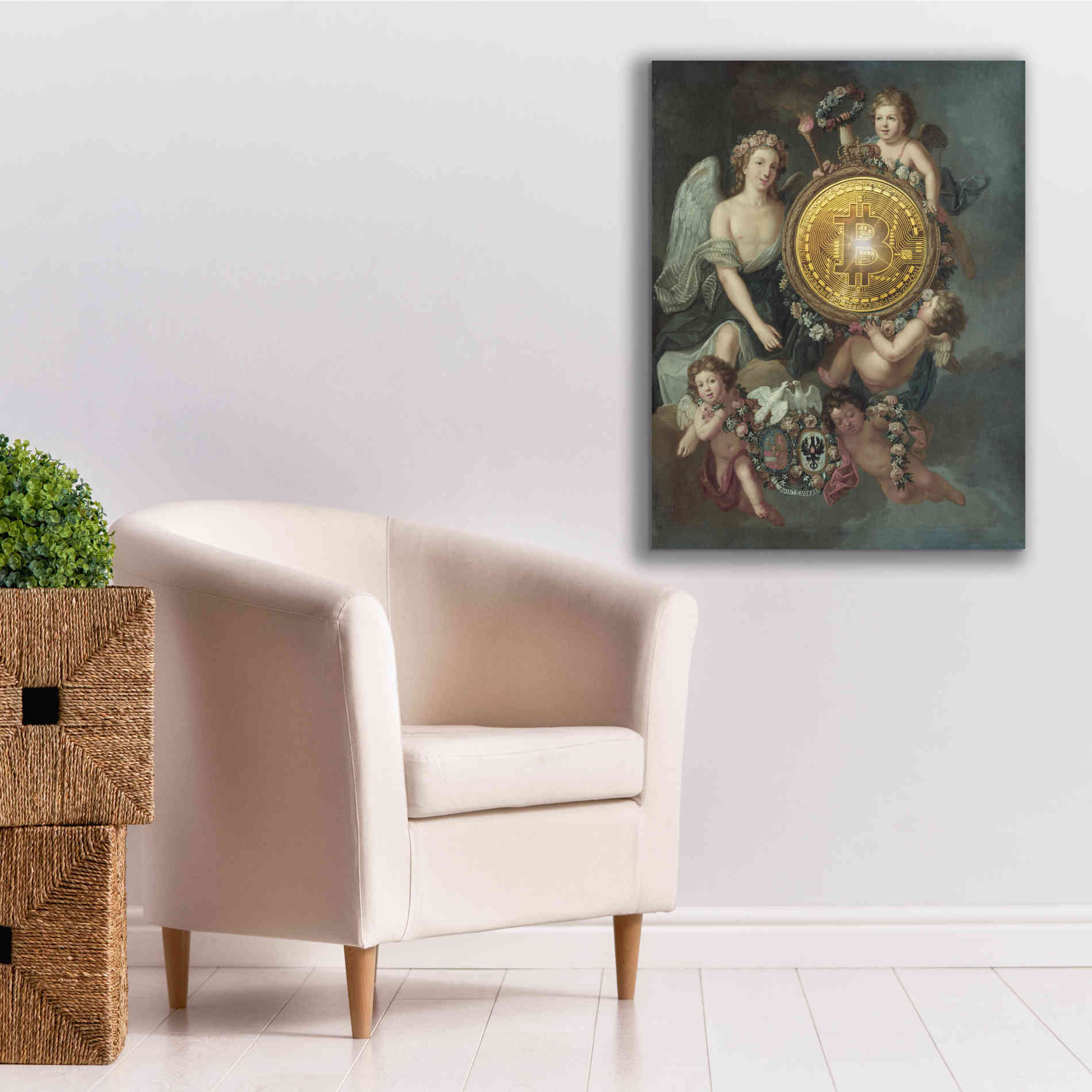 'History Meets Future IV' by Andrea Haase Giclee Canvas Wall Art,26 x 34