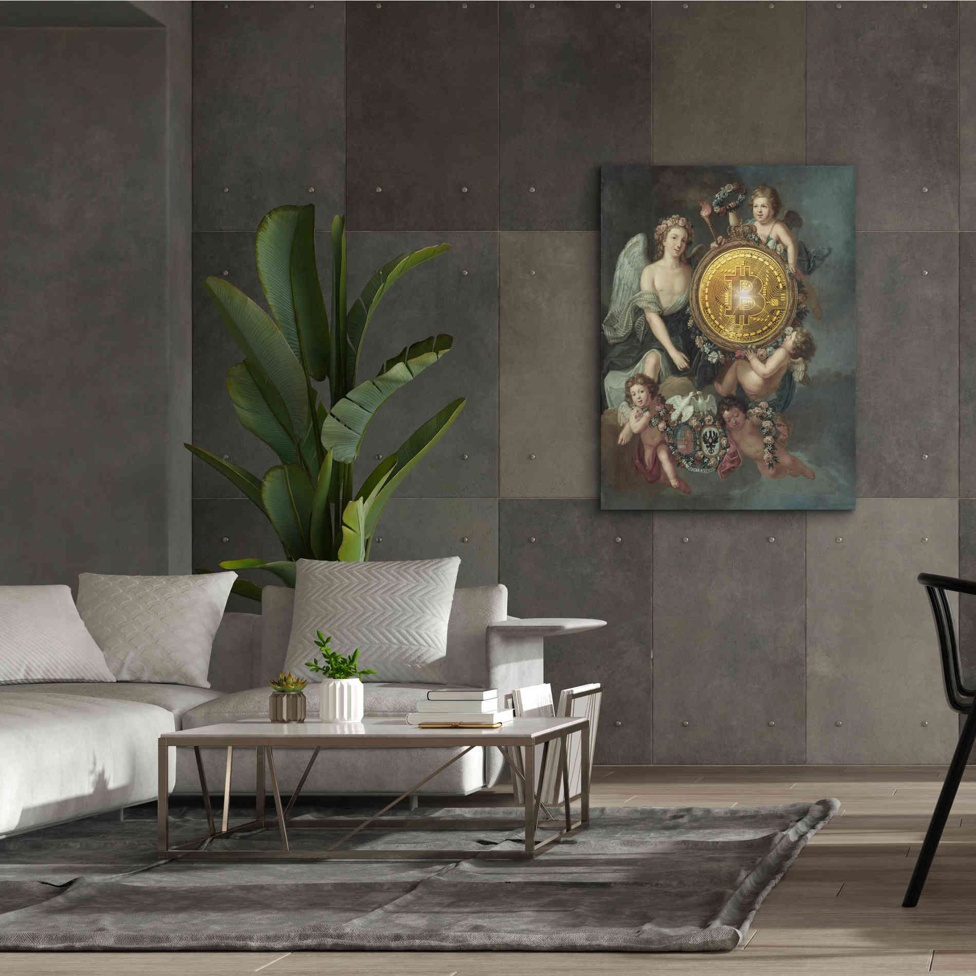 'History Meets Future IV' by Andrea Haase Giclee Canvas Wall Art,40 x 54