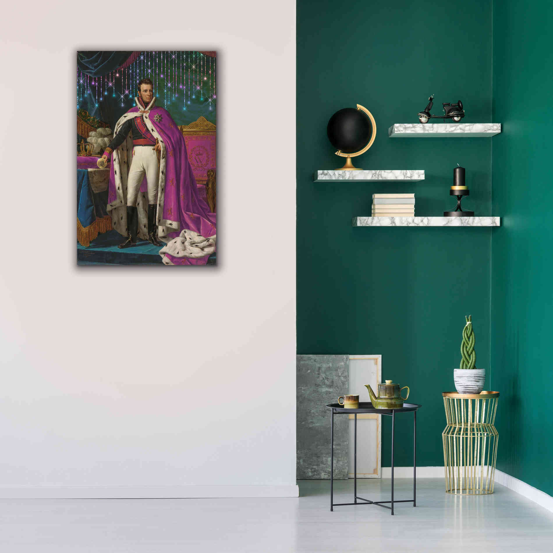 'History Meets Future V' by Andrea Haase Giclee Canvas Wall Art,26 x 40