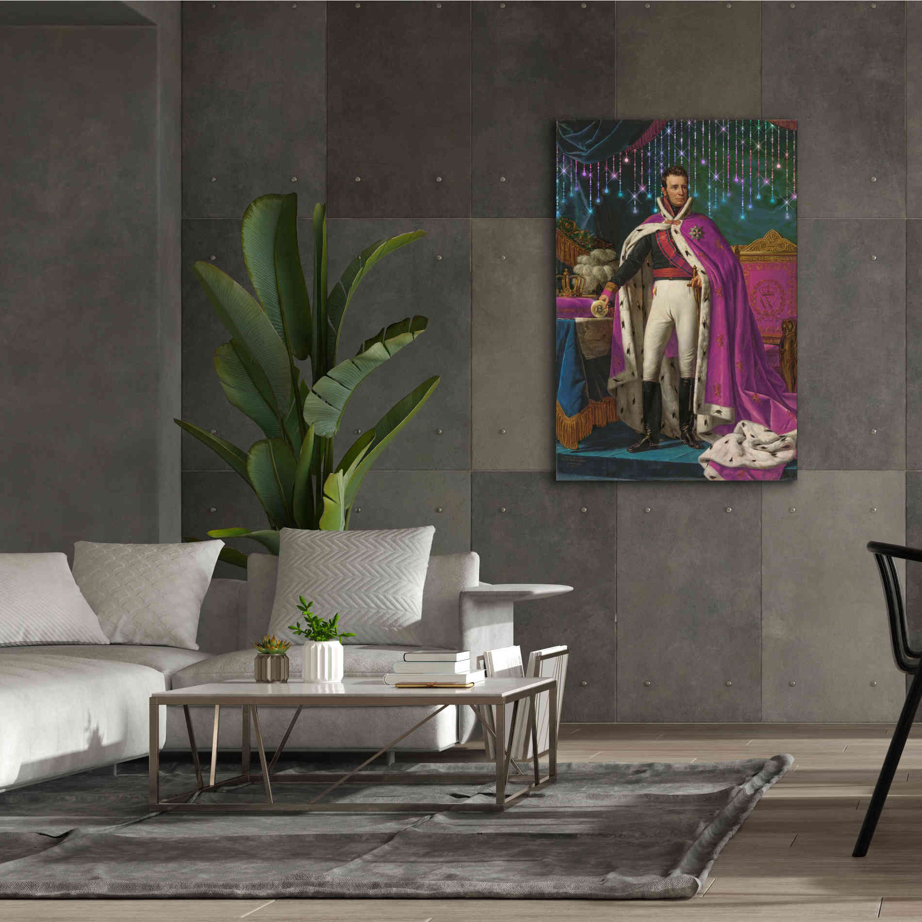 'History Meets Future V' by Andrea Haase Giclee Canvas Wall Art,40 x 60