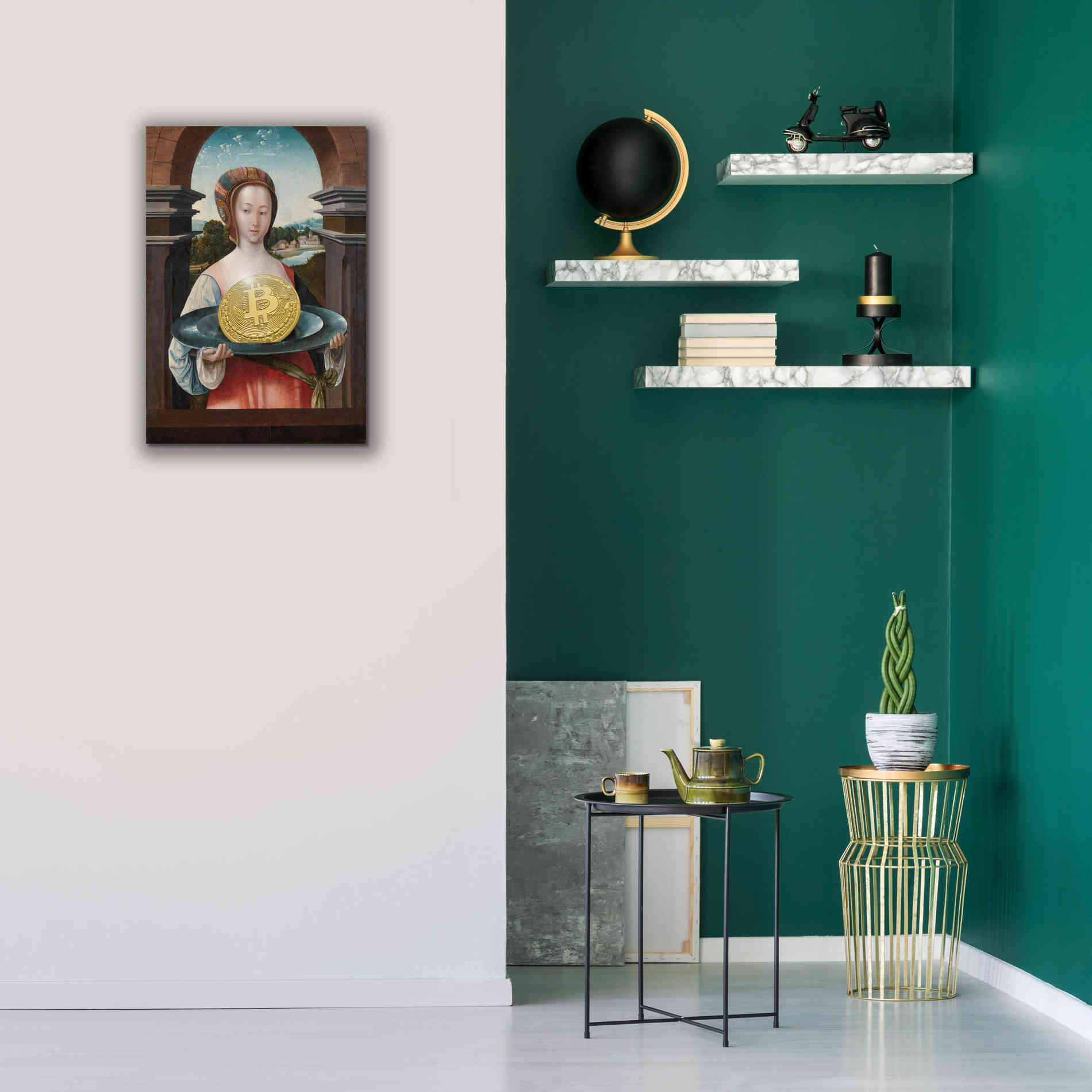 'History Meets Future VI' by Andrea Haase Giclee Canvas Wall Art,18 x 26