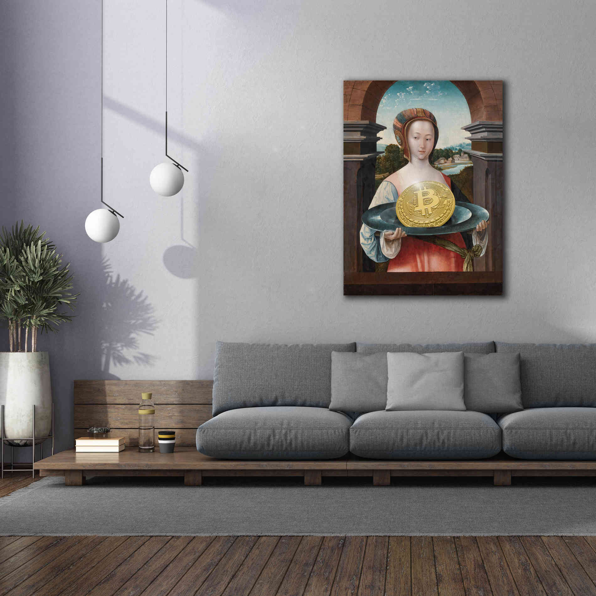 'History Meets Future VI' by Andrea Haase Giclee Canvas Wall Art,40 x 54