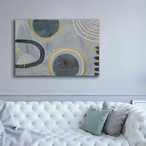 'Golden Line Intention' by Andrea Haase Giclee Canvas Wall Art,60 x 40