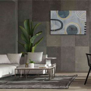 'Golden Line Intention' by Andrea Haase Giclee Canvas Wall Art,60 x 40