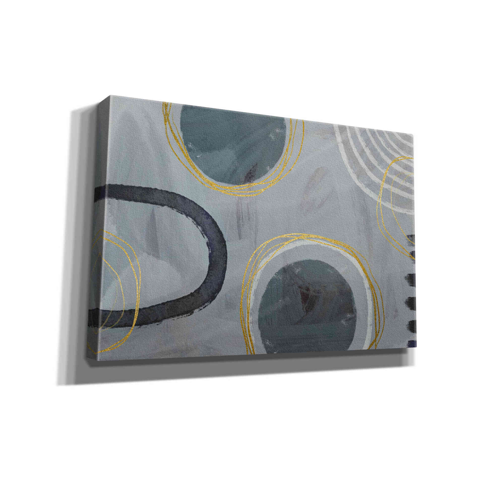 'Golden Line Intention' by Andrea Haase Giclee Canvas Wall Art