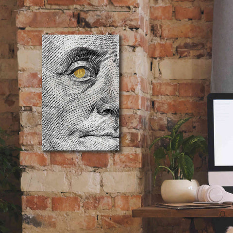 Image of 'Money Rules The World' by Andrea Haase Giclee Canvas Wall Art,12 x 18