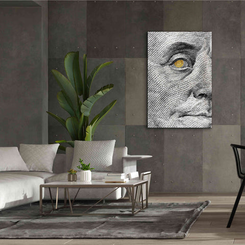 Image of 'Money Rules The World' by Andrea Haase Giclee Canvas Wall Art,40 x 60