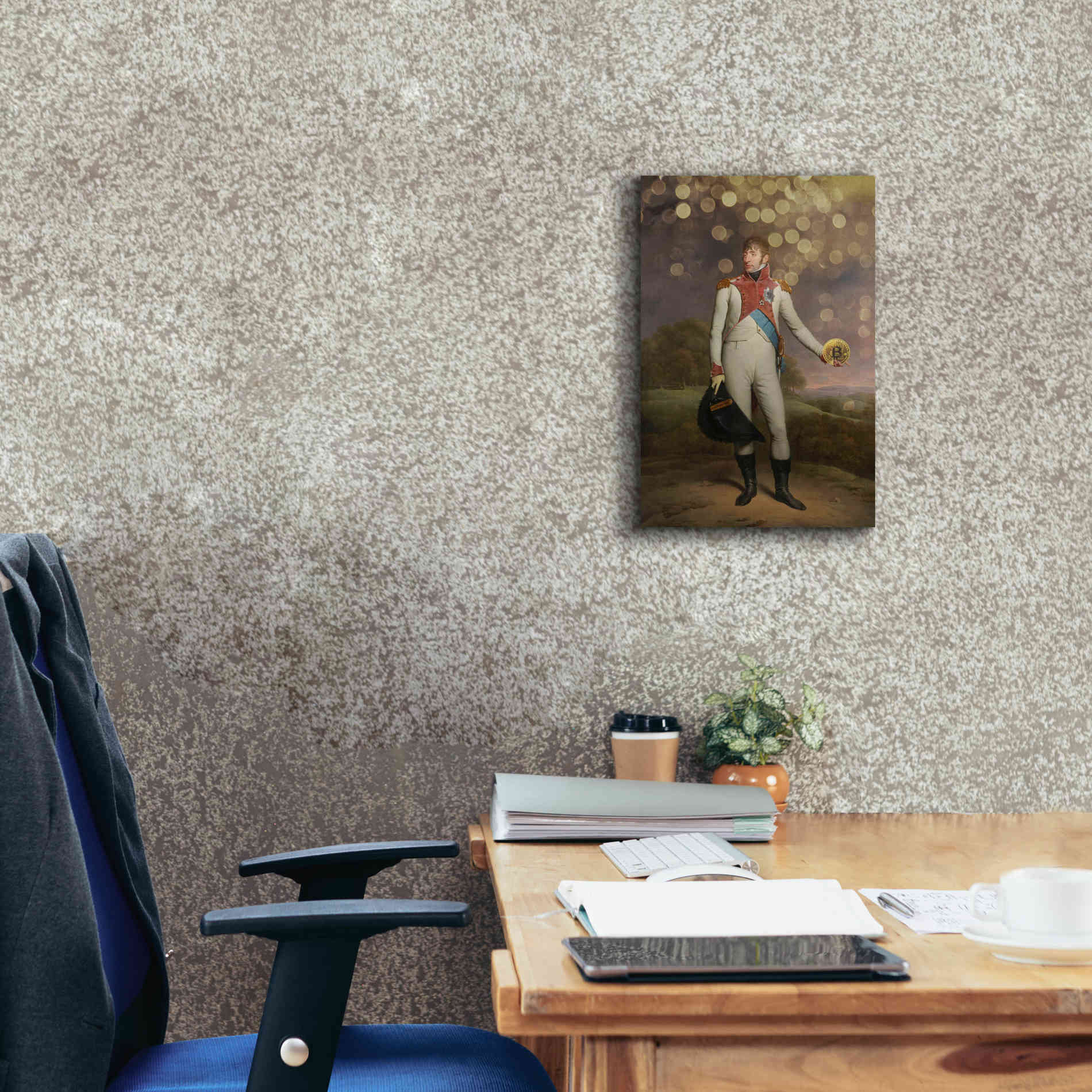 'History Meets Future II' by Andrea Haase Giclee Canvas Wall Art,12 x 18