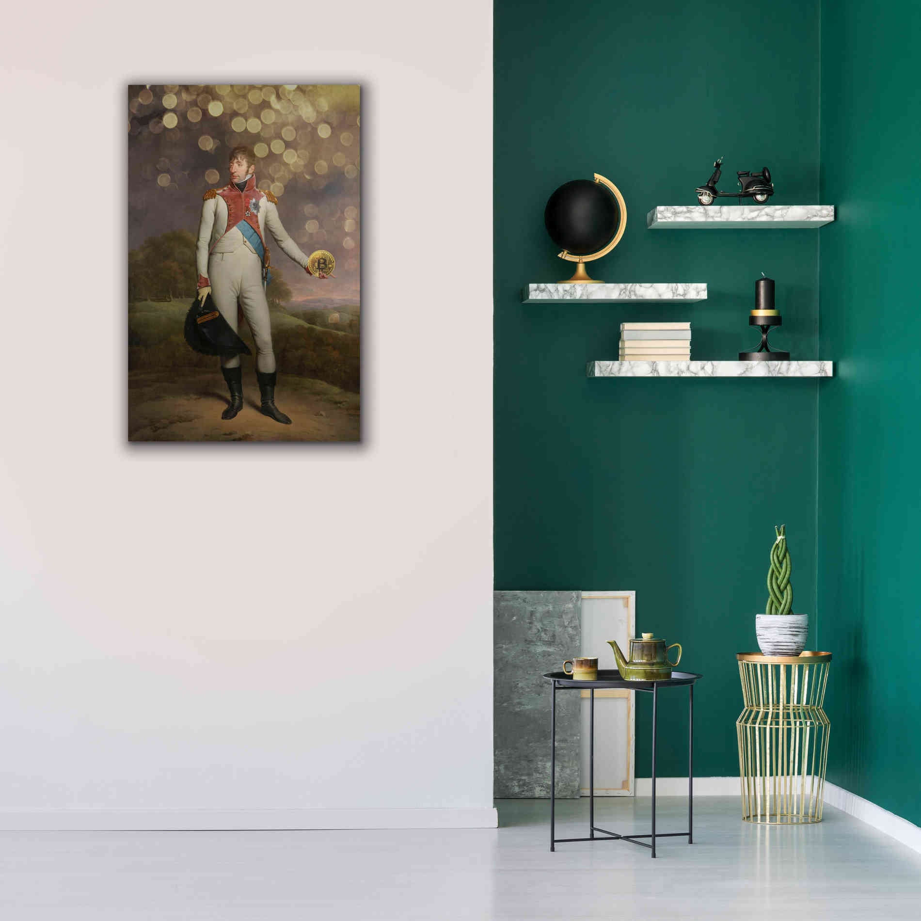 'History Meets Future II' by Andrea Haase Giclee Canvas Wall Art,26 x 40