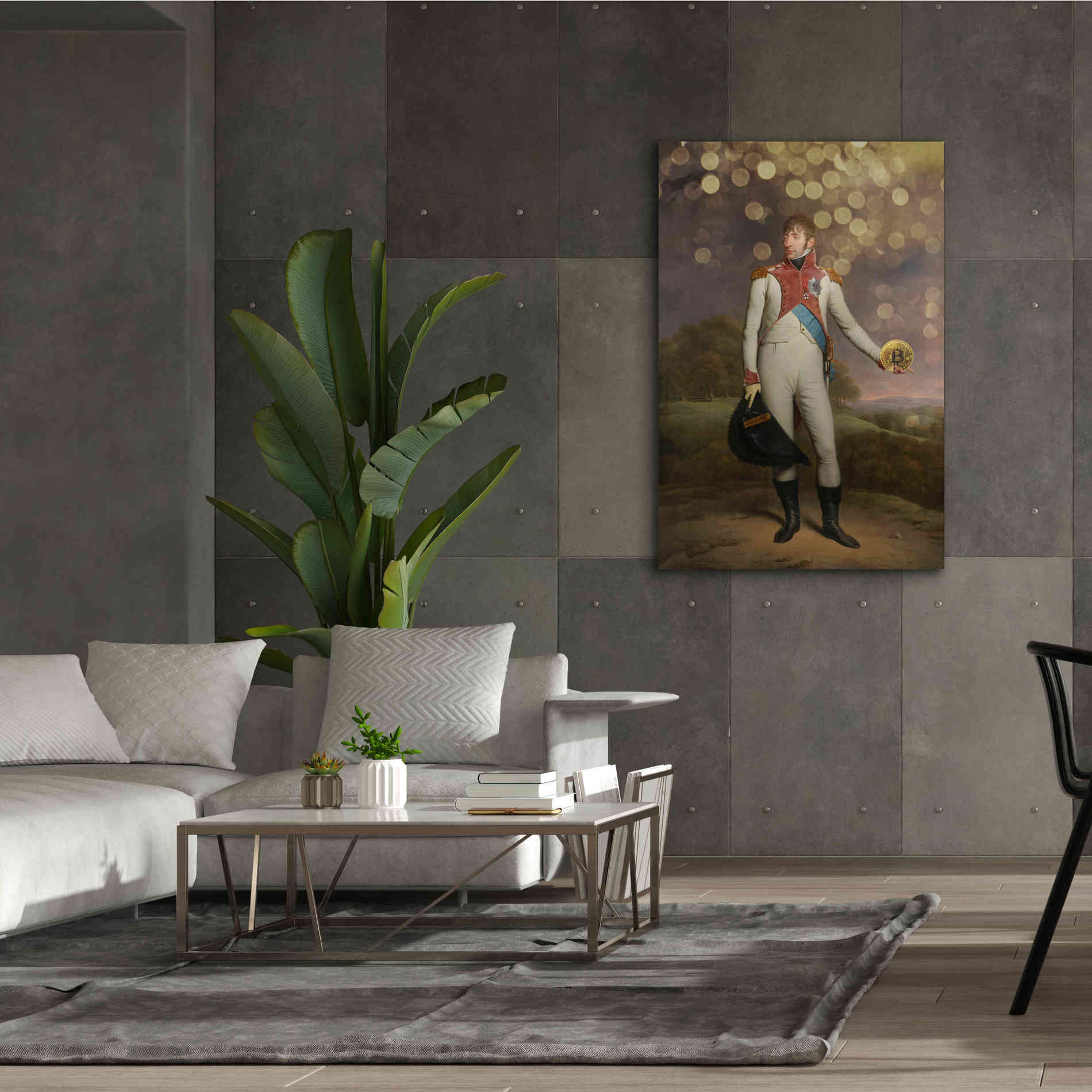 'History Meets Future II' by Andrea Haase Giclee Canvas Wall Art,40 x 60