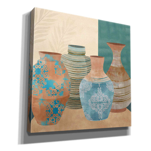 Image of 'Earthenware Pots II' by Flora Kouta Giclee Canvas Wall Art