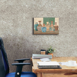 'Earthenwared Pots IV' by Flora Kouta Giclee Canvas Wall Art,18 x 12