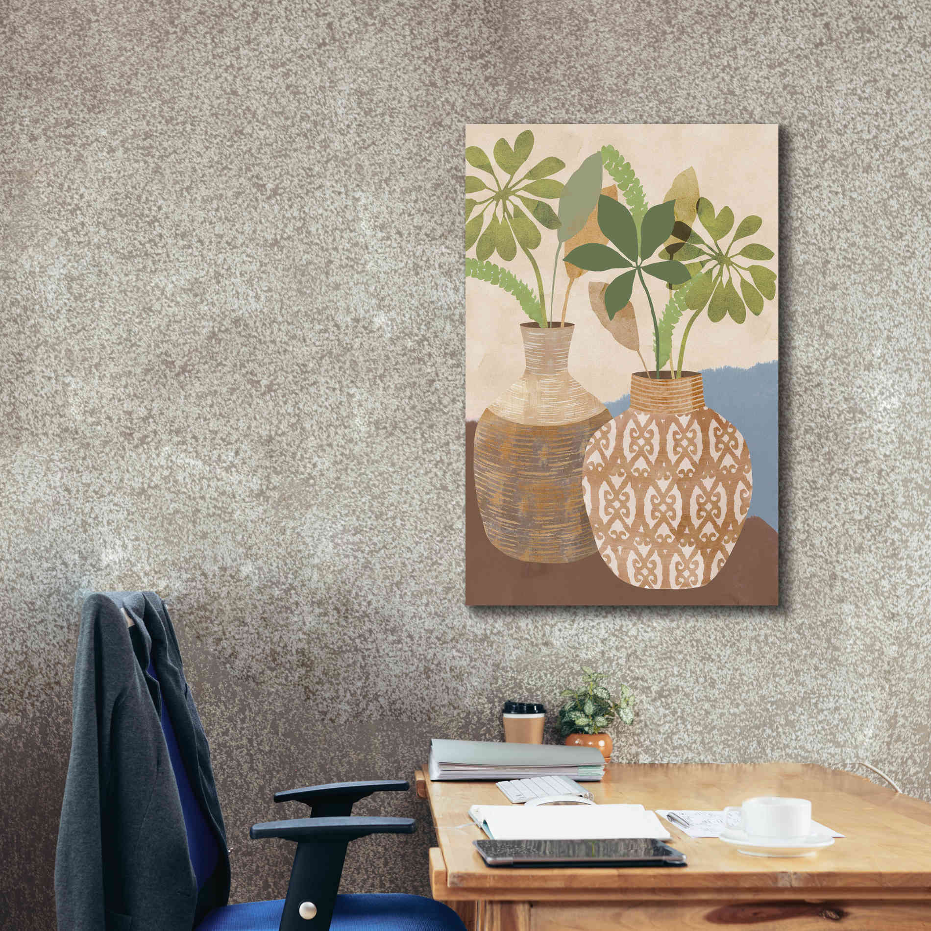 'Boho Still Life I' by Flora Kouta Giclee Canvas Wall Art,26 x 40