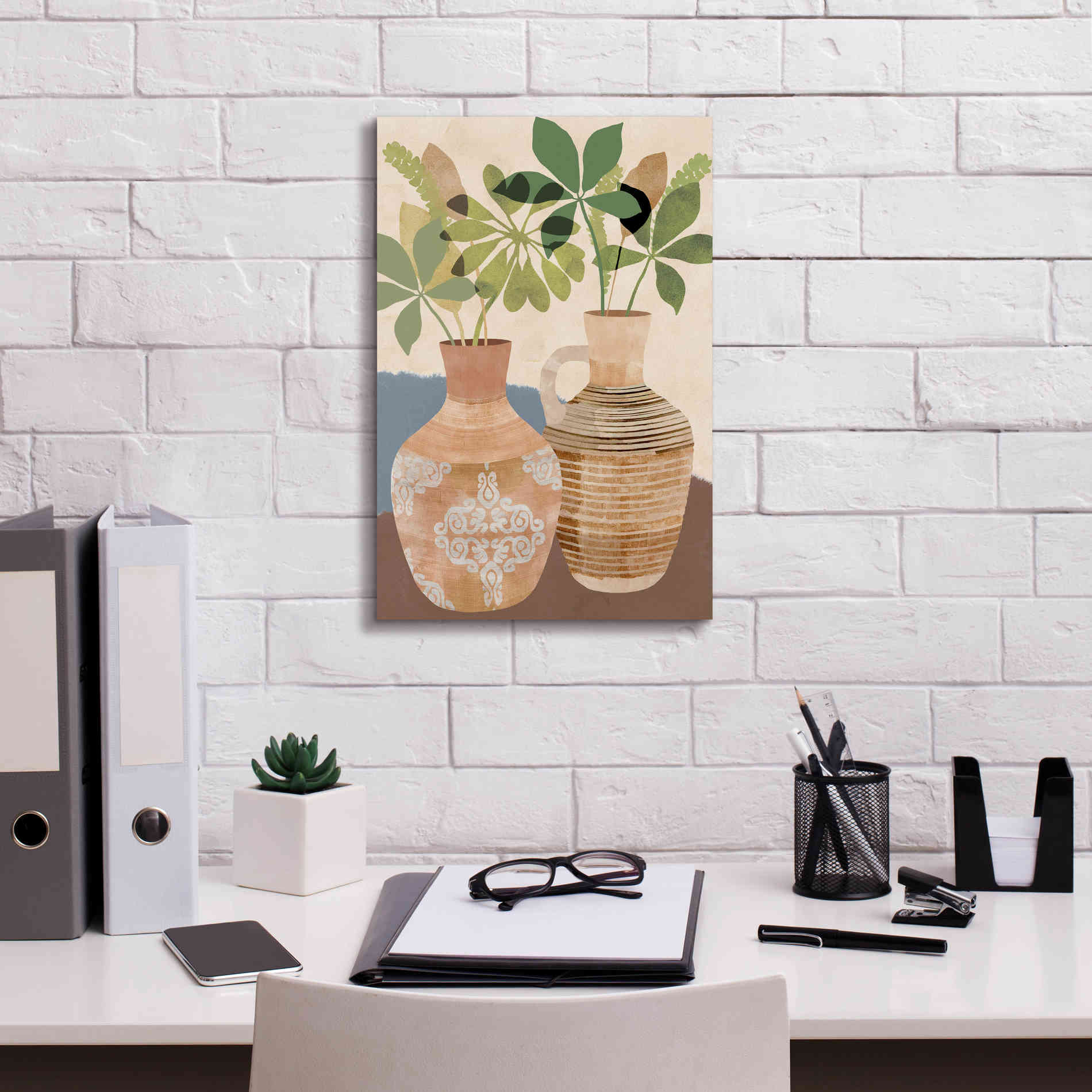 'Boho Still Life II' by Flora Kouta Giclee Canvas Wall Art,12 x 18