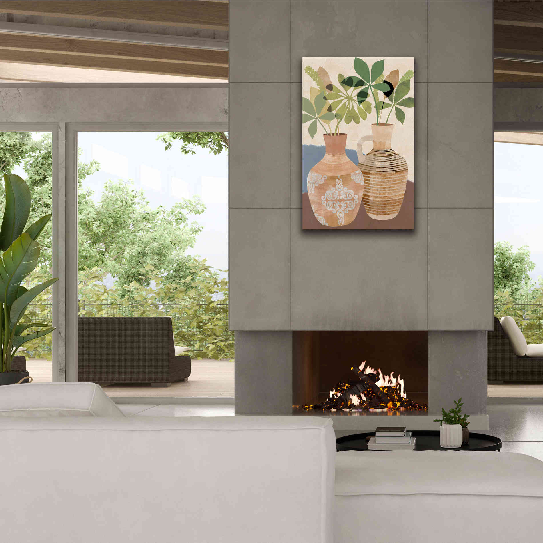 'Boho Still Life II' by Flora Kouta Giclee Canvas Wall Art,26 x 40