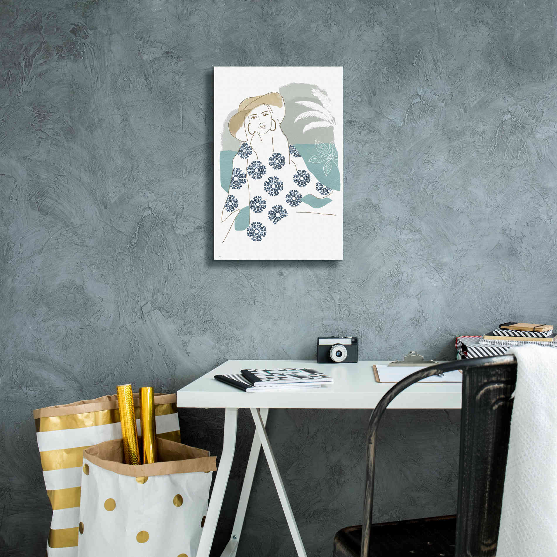 'Cap Esterel I' by Flora Kouta Giclee Canvas Wall Art,12 x 18