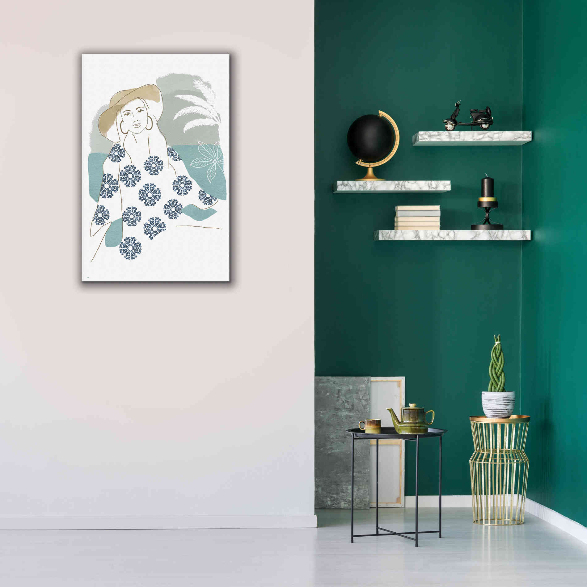 'Cap Esterel I' by Flora Kouta Giclee Canvas Wall Art,26 x 40