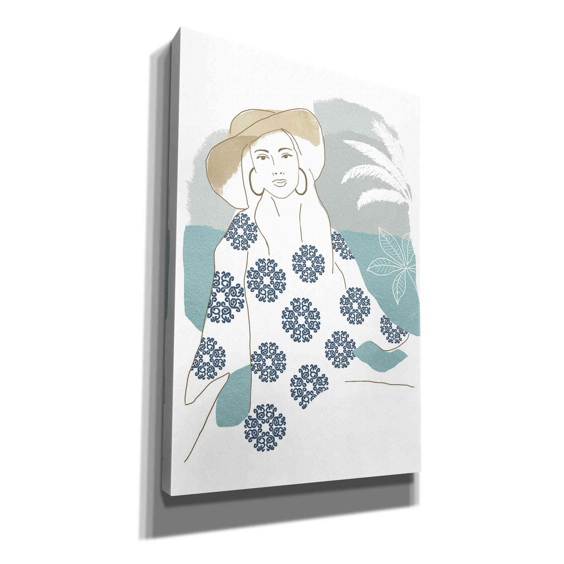 'Cap Esterel I' by Flora Kouta Giclee Canvas Wall Art