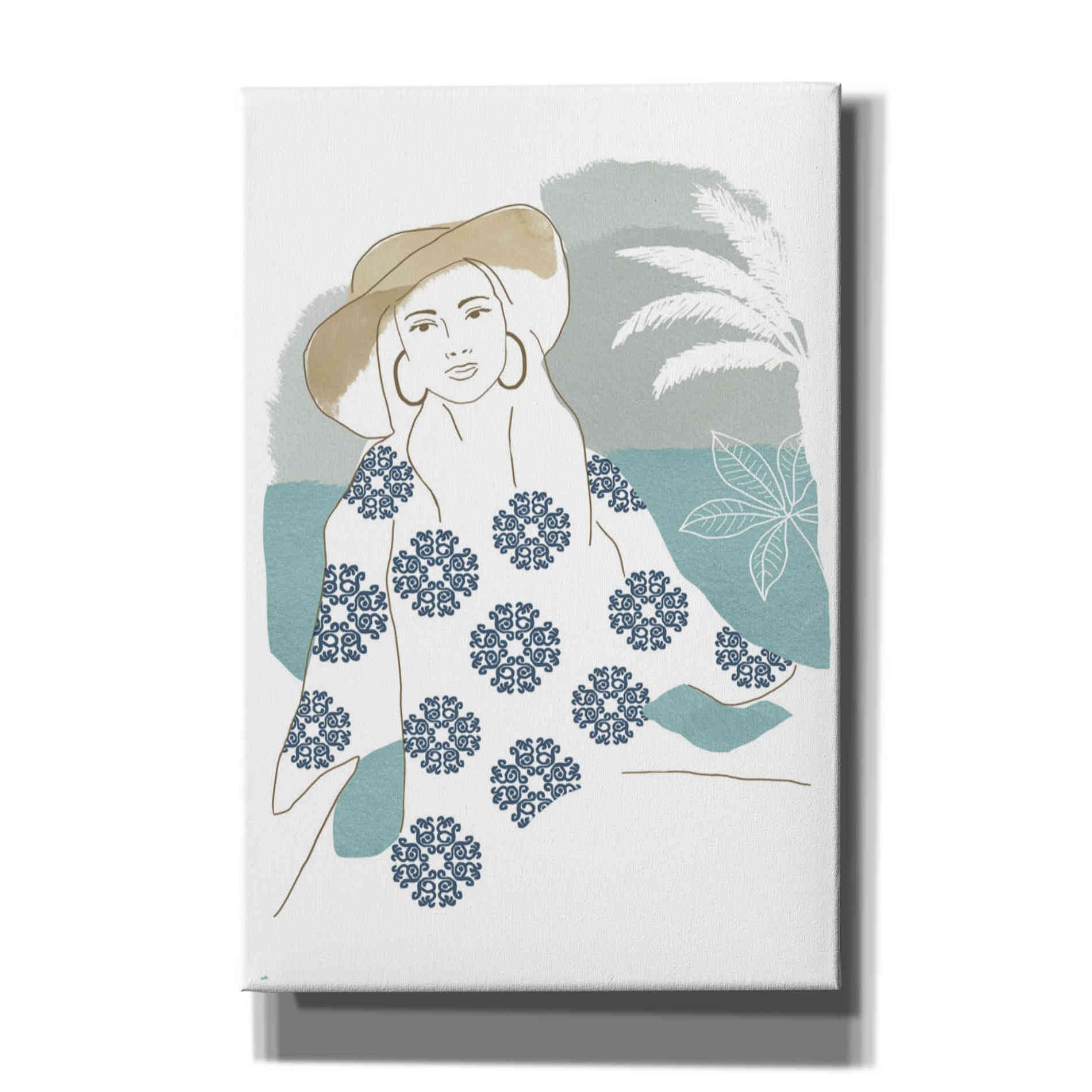 'Cap Esterel I' by Flora Kouta Giclee Canvas Wall Art