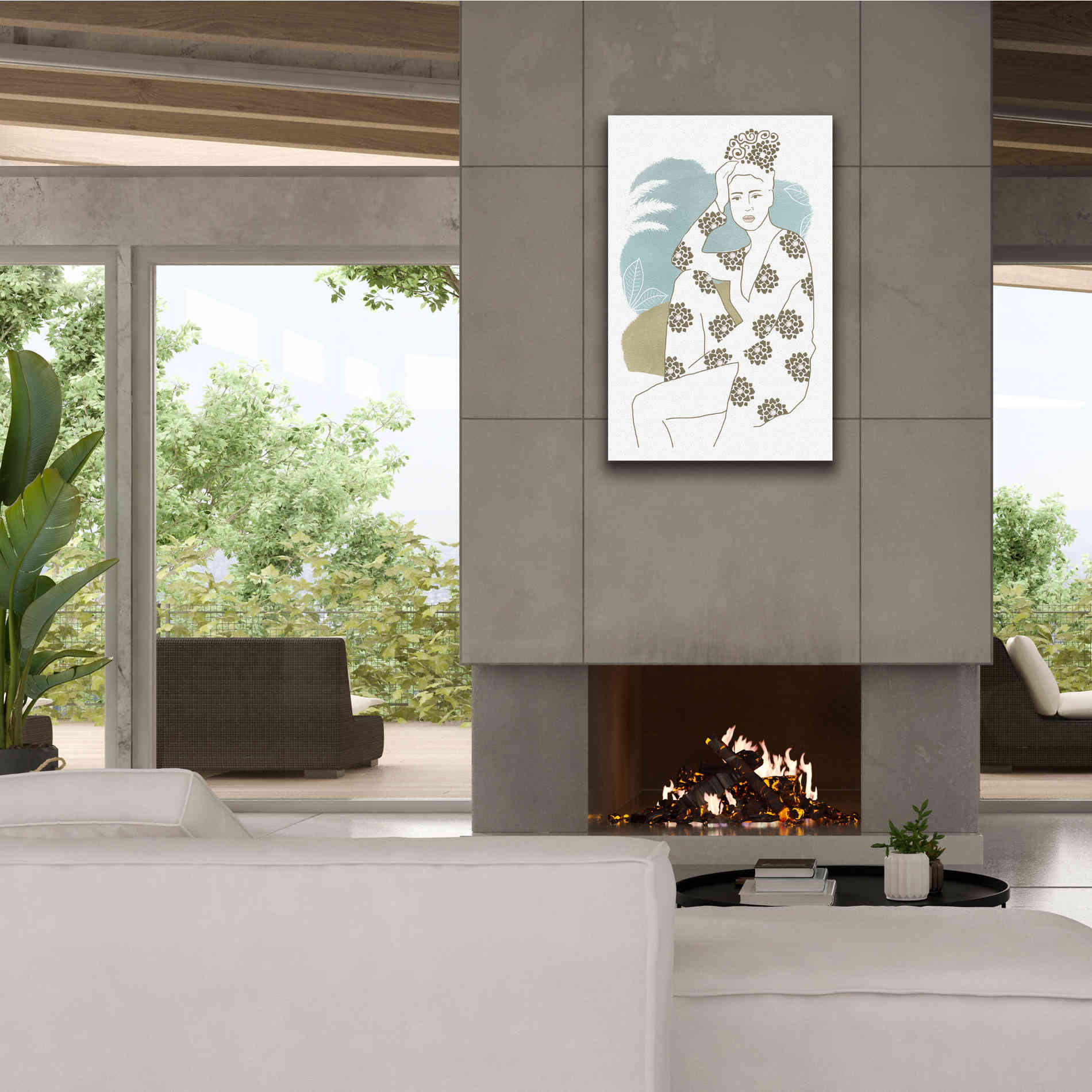 'Cap Esterel II' by Flora Kouta Giclee Canvas Wall Art,26 x 40