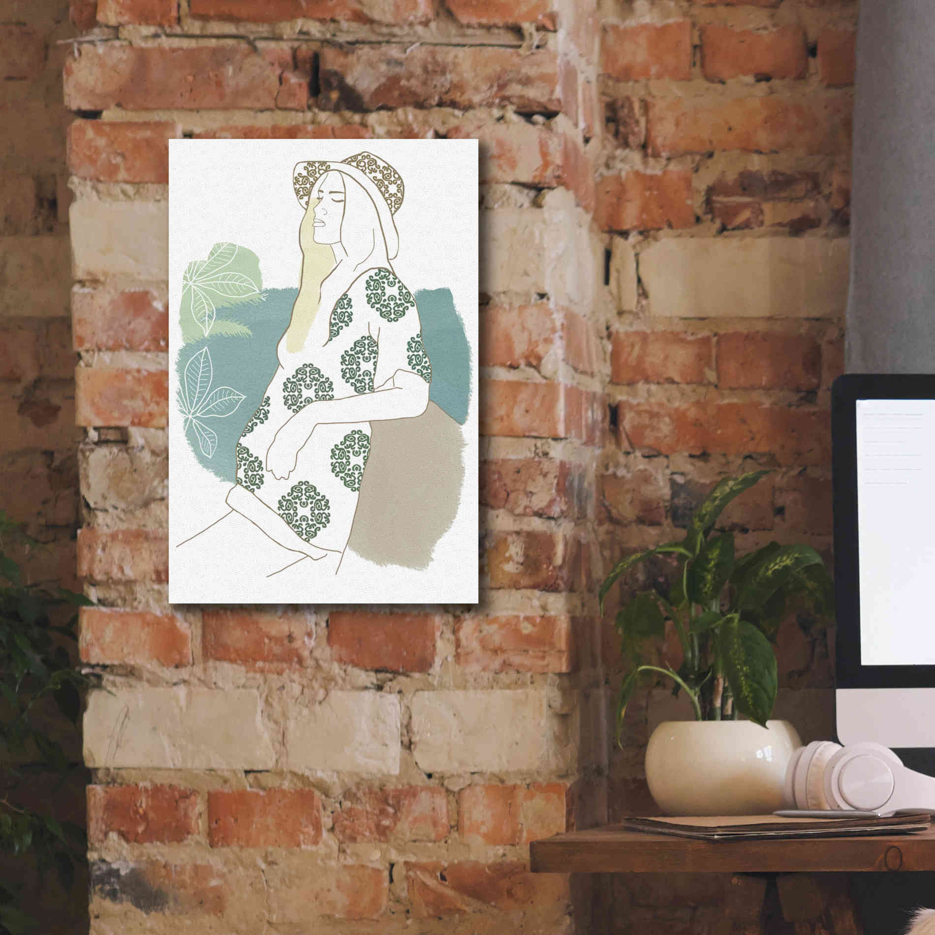 'Cap Esterel III' by Flora Kouta Giclee Canvas Wall Art,12 x 18