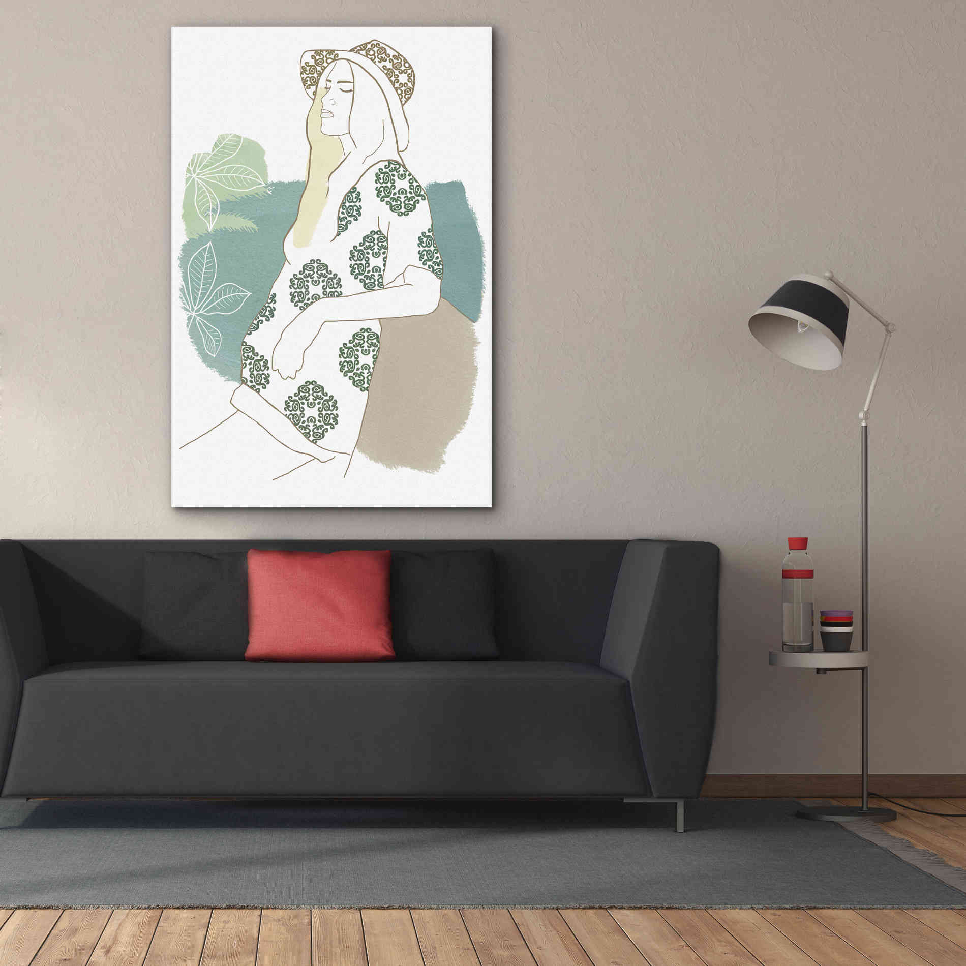 'Cap Esterel III' by Flora Kouta Giclee Canvas Wall Art,40 x 60