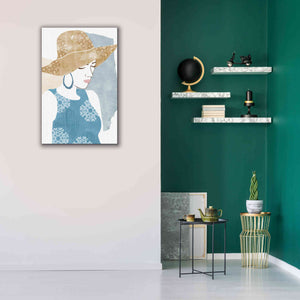 'Chapeau Boho I' by Flora Kouta Giclee Canvas Wall Art,26 x 40
