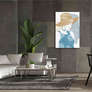 'Chapeau Boho I' by Flora Kouta Giclee Canvas Wall Art,40 x 60