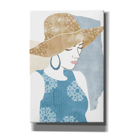 'Chapeau Boho I' by Flora Kouta Giclee Canvas Wall Art