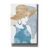 'Chapeau Boho I' by Flora Kouta Giclee Canvas Wall Art