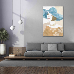 'Chapeau Boho II' by Flora Kouta Giclee Canvas Wall Art,40 x 60