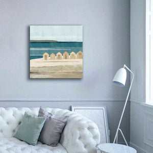 'Stone Bay Huts III' by Flora Kouta Giclee Canvas Wall Art,37 x 37