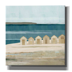 'Stone Bay Huts III' by Flora Kouta Giclee Canvas Wall Art