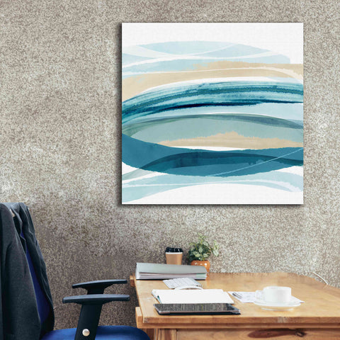 Image of 'Cirrus Flow I' by Flora Kouta Giclee Canvas Wall Art,37 x 37