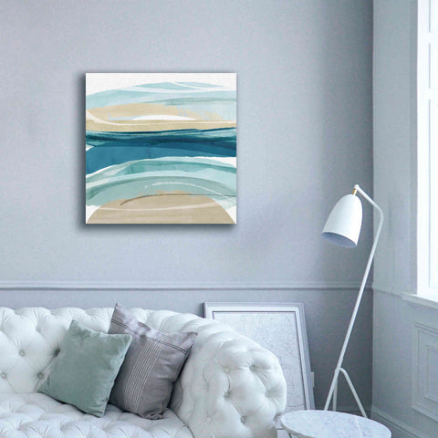 Image of 'Cirrus Flow II' by Flora Kouta Giclee Canvas Wall Art,37 x 37