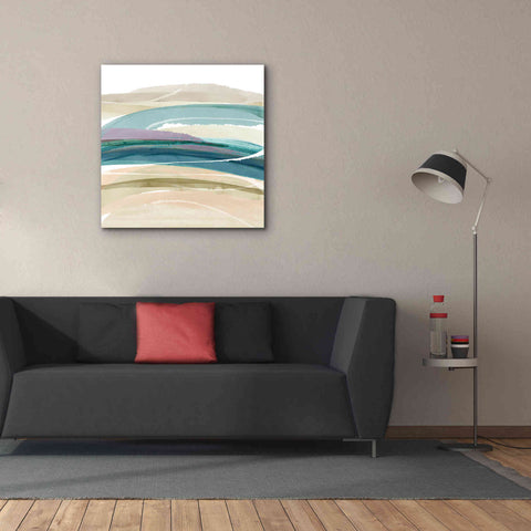 Image of 'Cirrus Flow III' by Flora Kouta Giclee Canvas Wall Art,37 x 37