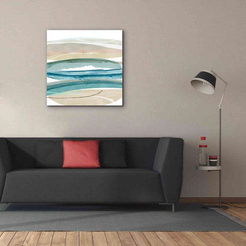 Image of 'Cirrus Flow IV' by Flora Kouta Giclee Canvas Wall Art,37 x 37