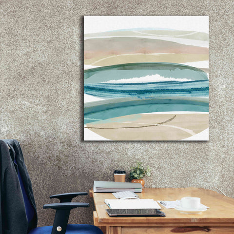 Image of 'Cirrus Flow IV' by Flora Kouta Giclee Canvas Wall Art,37 x 37