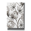 'Monochrome Flowers III' by Flora Kouta Giclee Canvas Wall Art