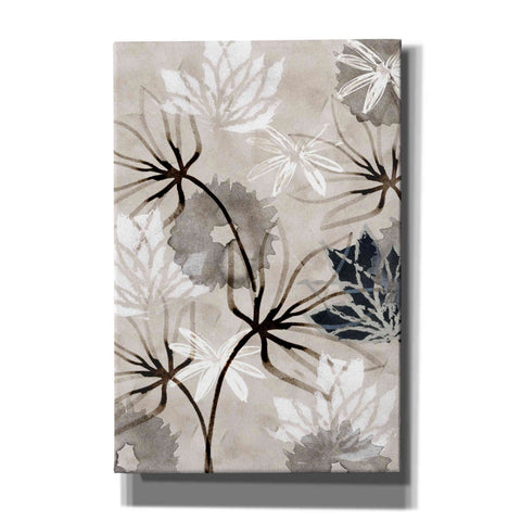 Image of 'Monochrome Flowers V' by Flora Kouta Giclee Canvas Wall Art