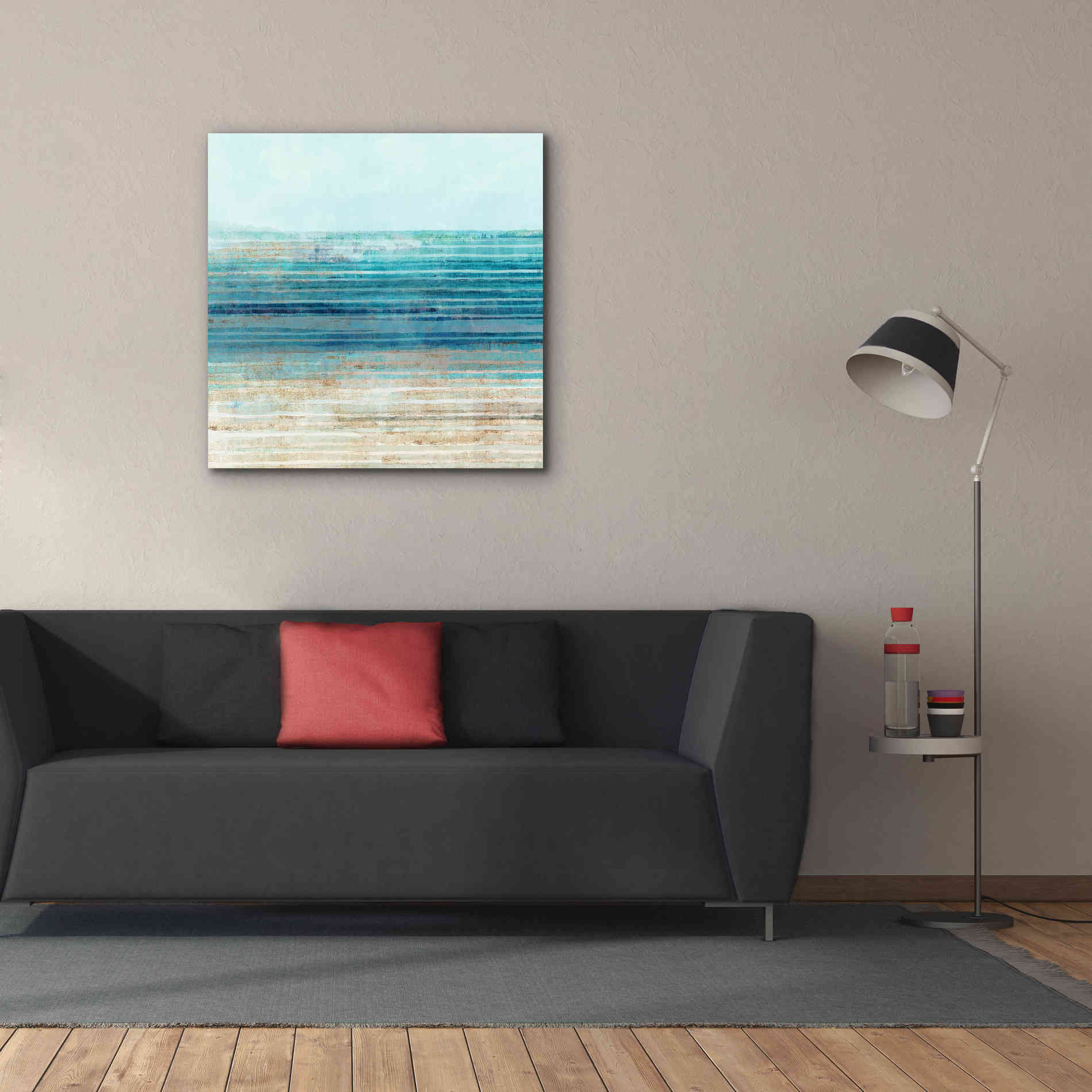 'Ocean Daydream I' by Flora Kouta Giclee Canvas Wall Art,37 x 37