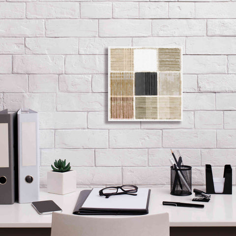 Image of 'Natural Patchwork I' by Flora Kouta Giclee Canvas Wall Art,12 x 12