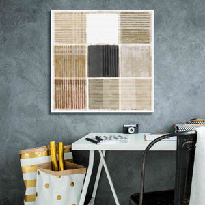 'Natural Patchwork I' by Flora Kouta Giclee Canvas Wall Art,26 x 26