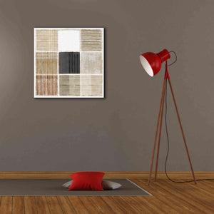 'Natural Patchwork I' by Flora Kouta Giclee Canvas Wall Art,26 x 26