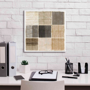 'Natural Patchwork II' by Flora Kouta Giclee Canvas Wall Art,18 x 18