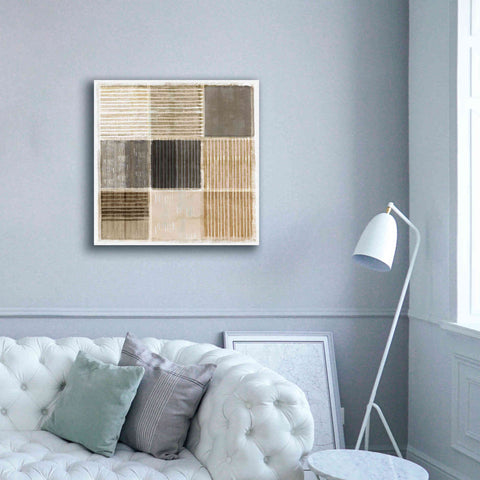 Image of 'Natural Patchwork II' by Flora Kouta Giclee Canvas Wall Art,37 x 37