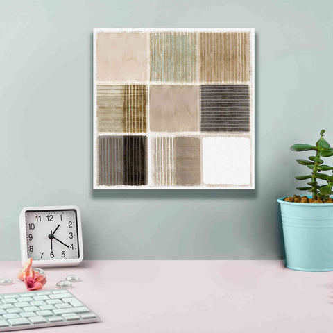 Image of 'Natural Patchwork III' by Flora Kouta Giclee Canvas Wall Art,12 x 12