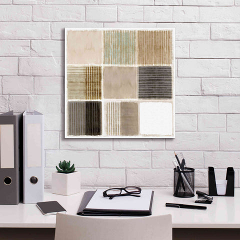 Image of 'Natural Patchwork III' by Flora Kouta Giclee Canvas Wall Art,18 x 18